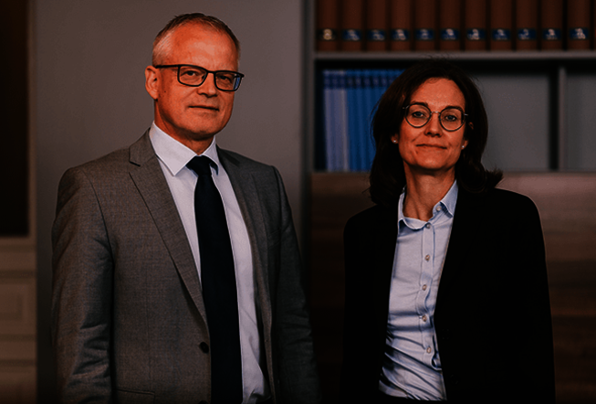 Anwälte Claus Meffert und Kerstin Dobslaff
