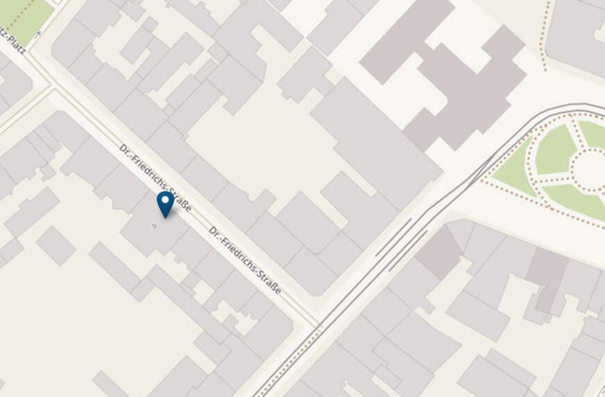 Karte Dr.-Friedrichs-Straße 9, 02826 Görlitz Karte Dr.-Friedrichs-Straße 9, 02826 Görlitz